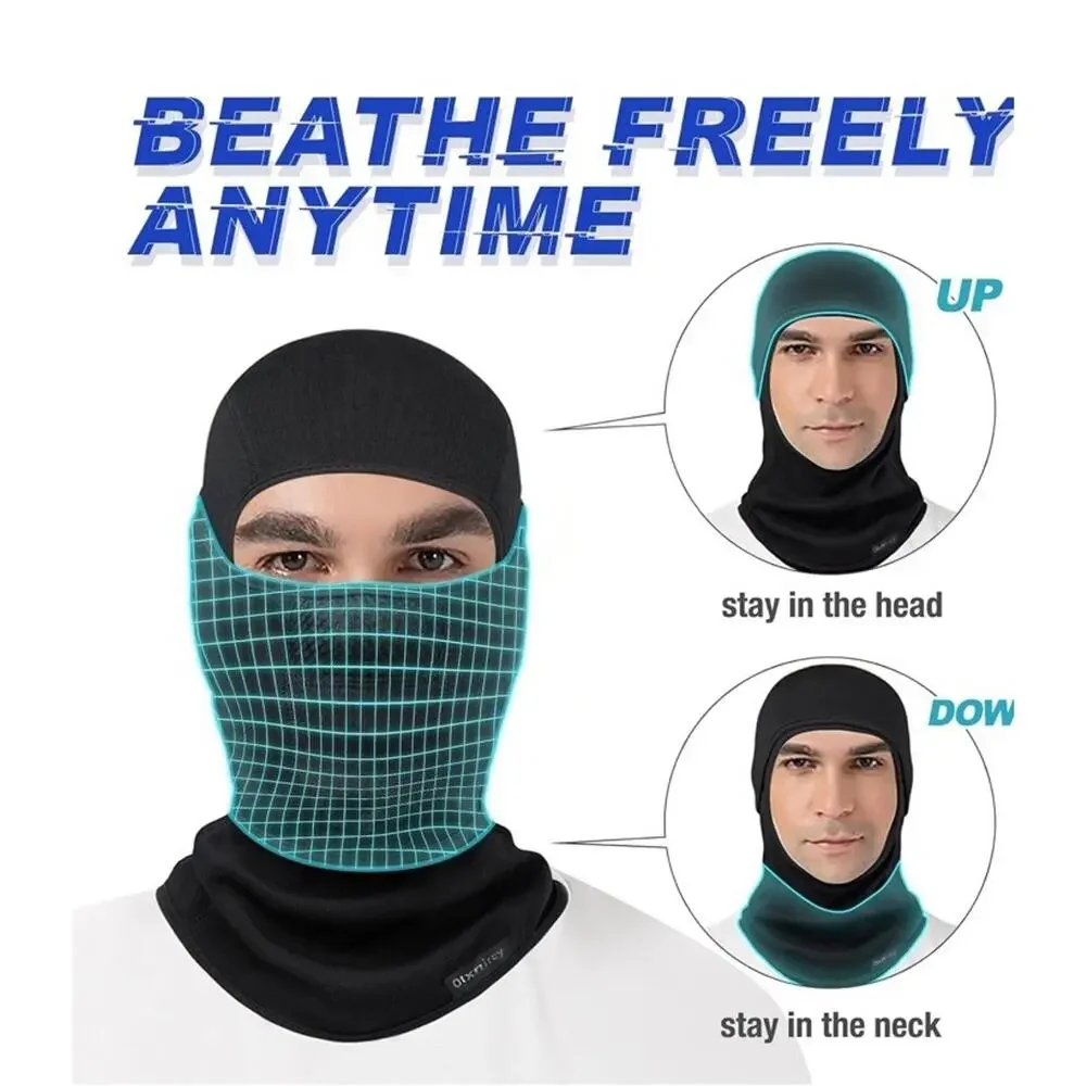 Balaclava Ski Mask (with Breathable Holes) Windproof Winter Fleece Neck Face VV